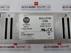 Allen-bradley Ser B 2198-db42-f 3-phase Ac Line Filter Bulletin 2198 480Vac