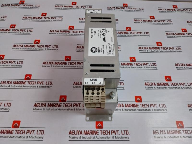 Allen-bradley 2198-db42-f Line Filter 42a 480vac Ac Drive 3-phase