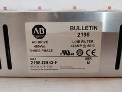 Allen-bradley 2198-db42-f Ser B 3-phase Ac Drive Line Filter 480Vac 612369026