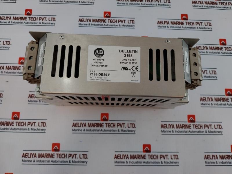 Allen-bradley 2198-db80-f Ac Drive Series A 3-phase 480vac