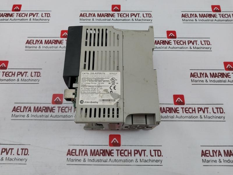 Allen-bradley 22A-a2P3N114 Series A Ac Drive 0.4Kw/0.5Hp 180-264 100Ka