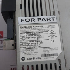 Allen-bradley 22B-a2P3N104 Powerflex 4 Ac Drive 0.4Kw 180-264V
