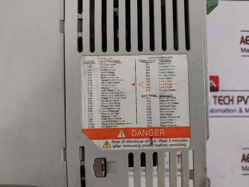 Allen-bradley 22B-d017N104 Ac Drive 3 Phase, 380-480V, 48-63 Hz