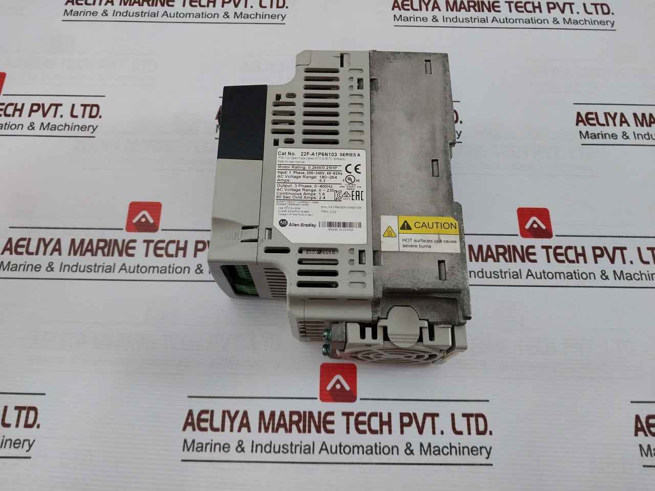 Allen-bradley 22F-a1P6N103 Powerflex 4M Ac Drive 0.2Kw/0.25Hp 200-240V 48-63 Hz