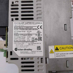 Allen-bradley 22F-a2P5N103 Ac Variable Frequency Drive (Vfd) 200-240V 6.5 A