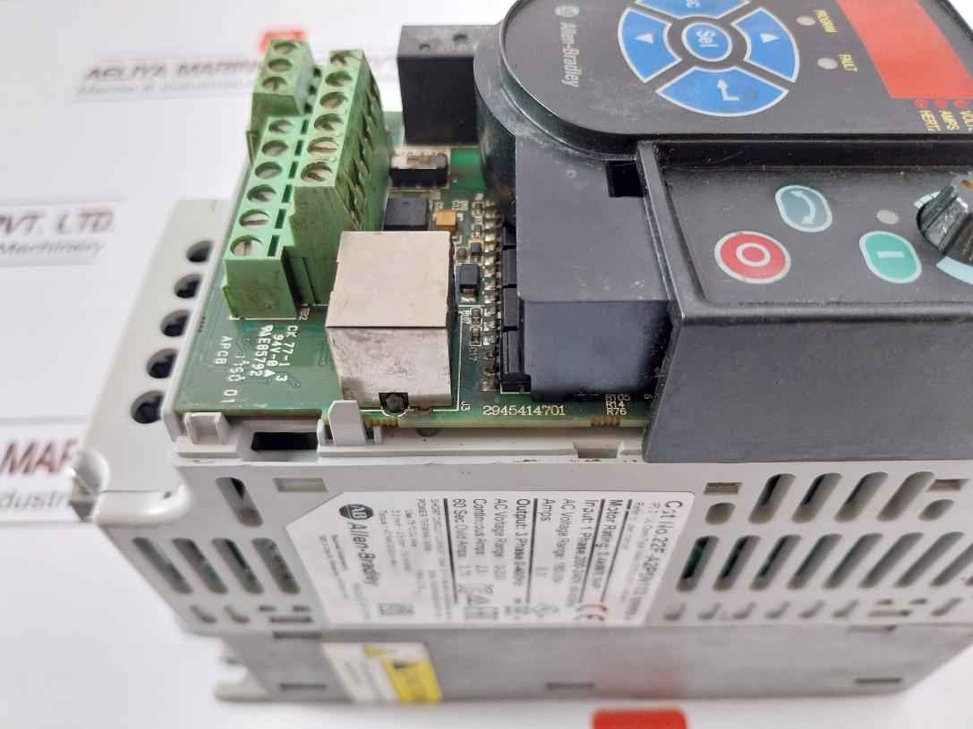 Allen-bradley 22F-a2P5N103 Ac Variable Frequency Drive (Vfd) 200-240V 6.5 A