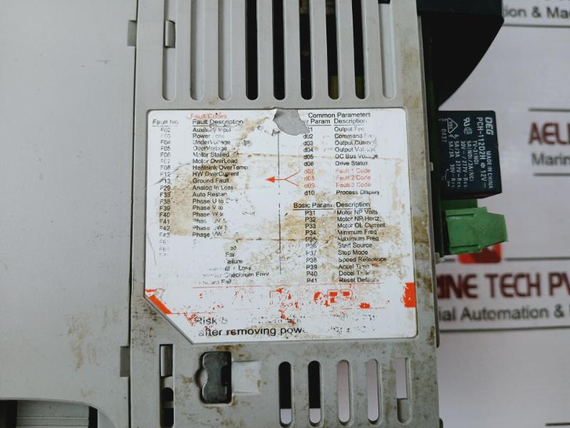 Allen-bradley 22b-d2p3n104 Powerflex 40 Ac Drive 0.75kw 380-480v 9