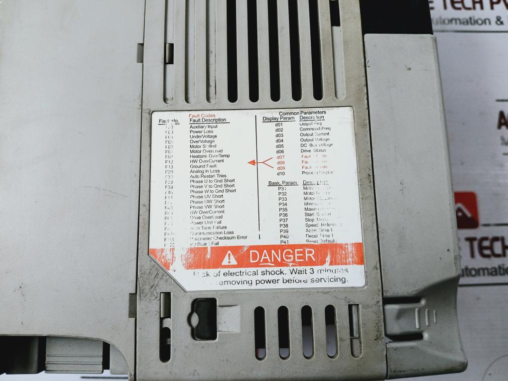 Allen-bradley 22B-d6P0N104 Powerflex 40 Ac Drive Series A