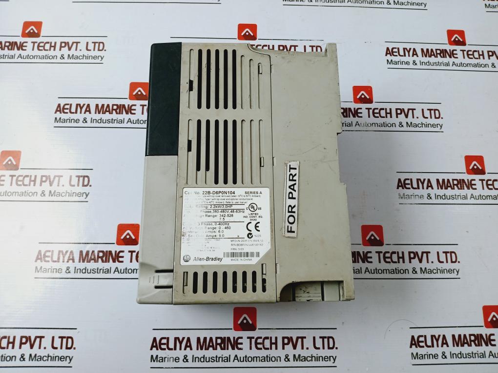 Allen-bradley 22B-d6P0N104 Powerflex 40 Ac Drive Series A