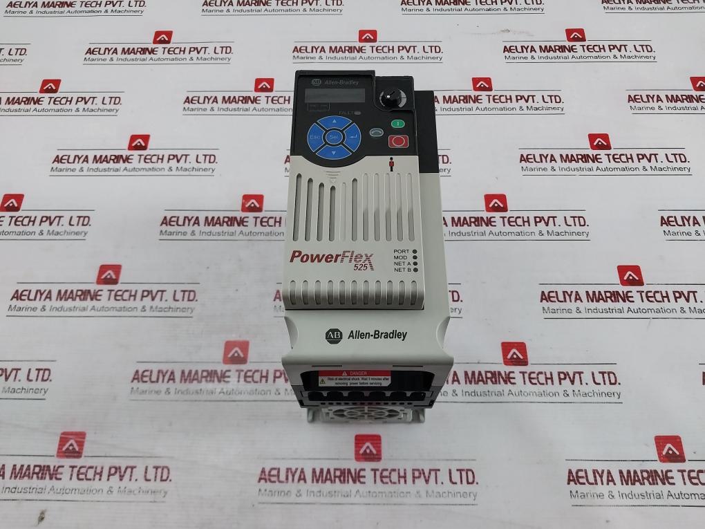 Allen-bradley 25B-d010N104 Ser A Power Flex 525 Ac Drive 4.0Kw/5.0Hp 0-500Hz