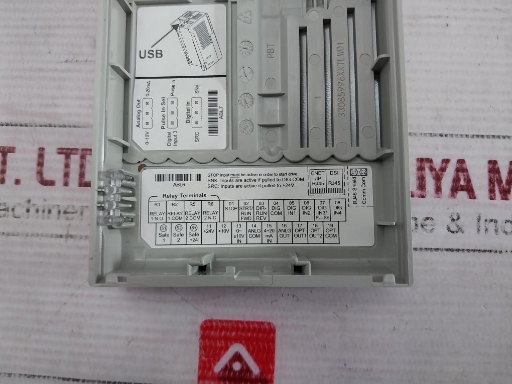 Allen-bradley 25B-d010N104 Ser A Power Flex 525 Ac Drive Fw 7.001 4.0Kw/5.0Hp