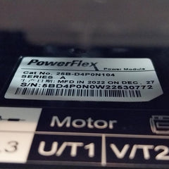 Allen-bradley 25B-d4P0N104 Ser A Powerflex 525 Power Module 1.5Kw/2.0Hp