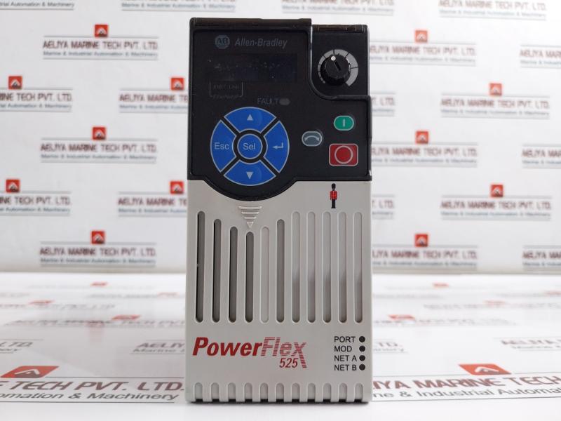 Allen-bradley 25b-d6p0n114 Adjustable Frequency Ac Drive Powerflex 3phase Output