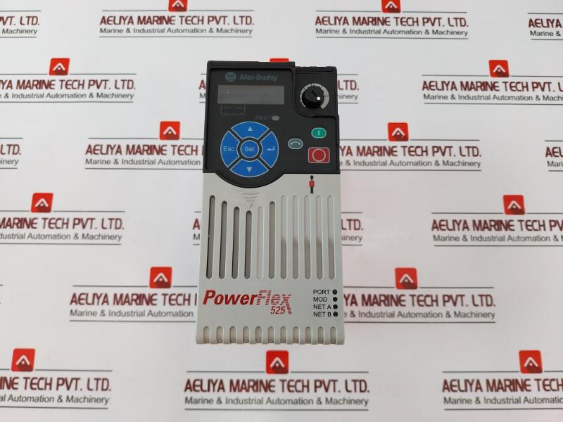 Allen-bradley 25b-d6p0n114 Powerflex 525 Ac Drive Series A 2.2kw/3.0hp 3 Phase