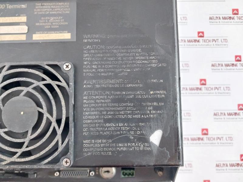 Allen-bradley 2711-kc1 Panelview 1200 Terminal Ser F Hz 47-63
