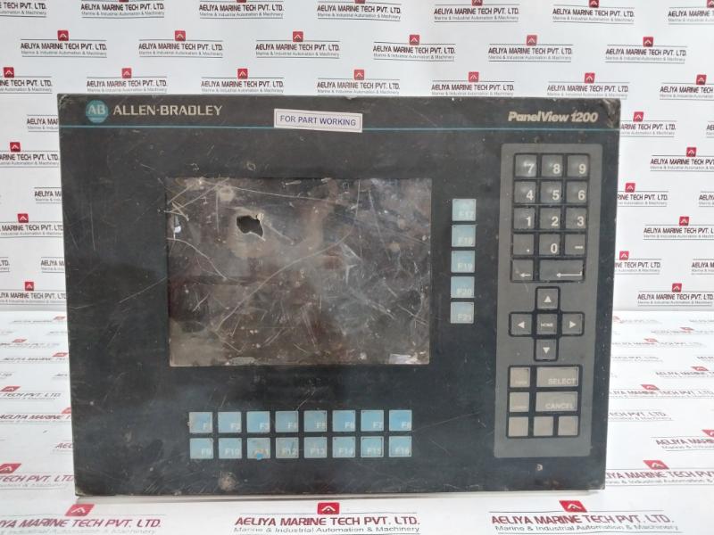 Allen-bradley 2711-kc1 Panelview 1200 Terminal Ser F Hz 47-63