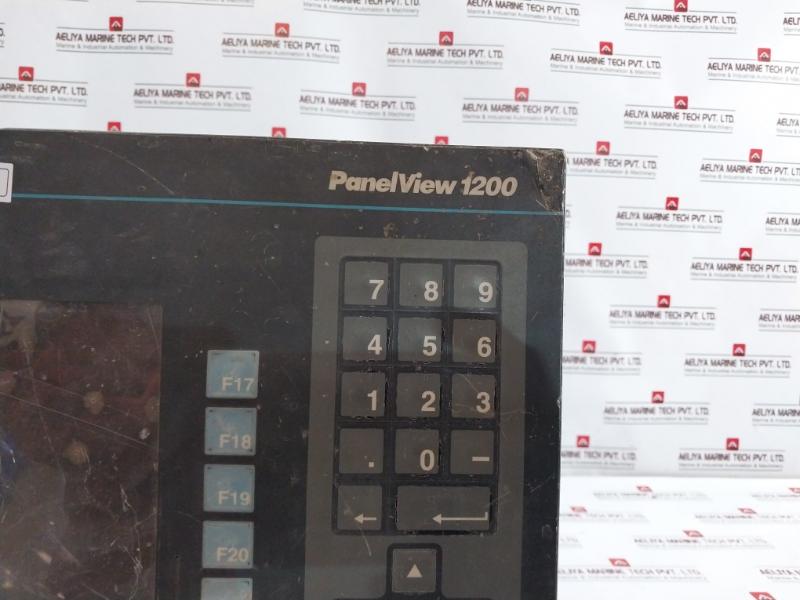 Allen-bradley 2711-kc1 Panelview 1200 Terminal Ser F Hz 47-63