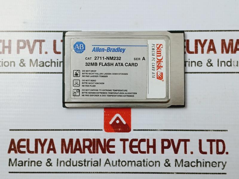 Allen-bradley 2711-nm232 Sandisk 32Mb Flash Ata Pcmcia Card A-b Quality