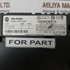 Allen-bradley 2711C-t6C Component Terminal Panel Rev. A 24 Vdc-10W