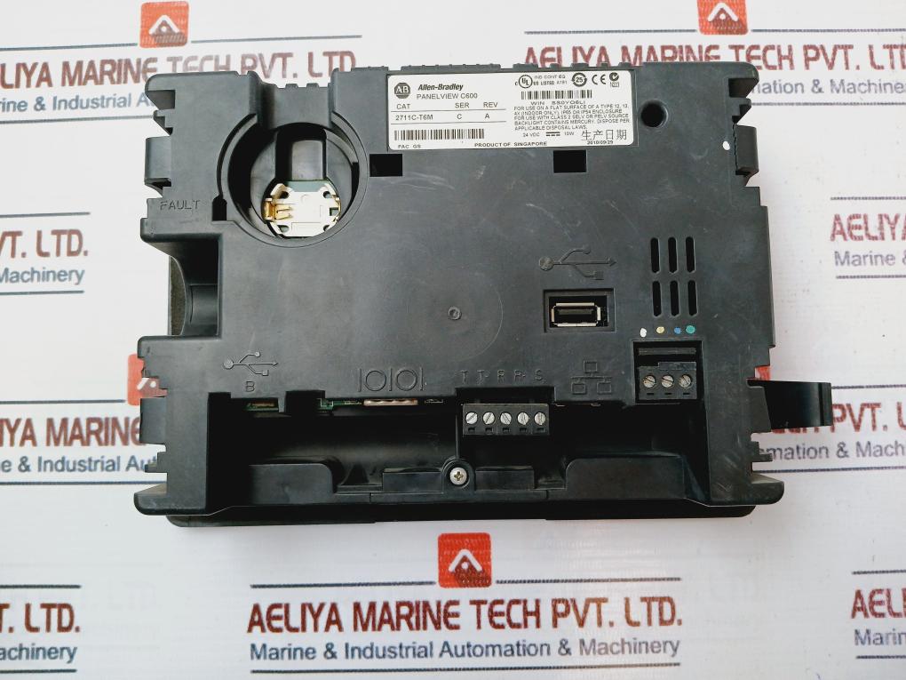 Allen-bradley 2711C-T6M Panelview C600 Touch Screen Display Ser: C
