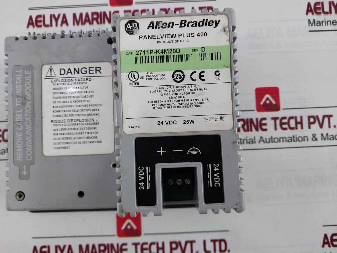 Allen-bradley 2711P-k4M20D Panelview Plus400 Interface Panel Ip65 (Not Working)