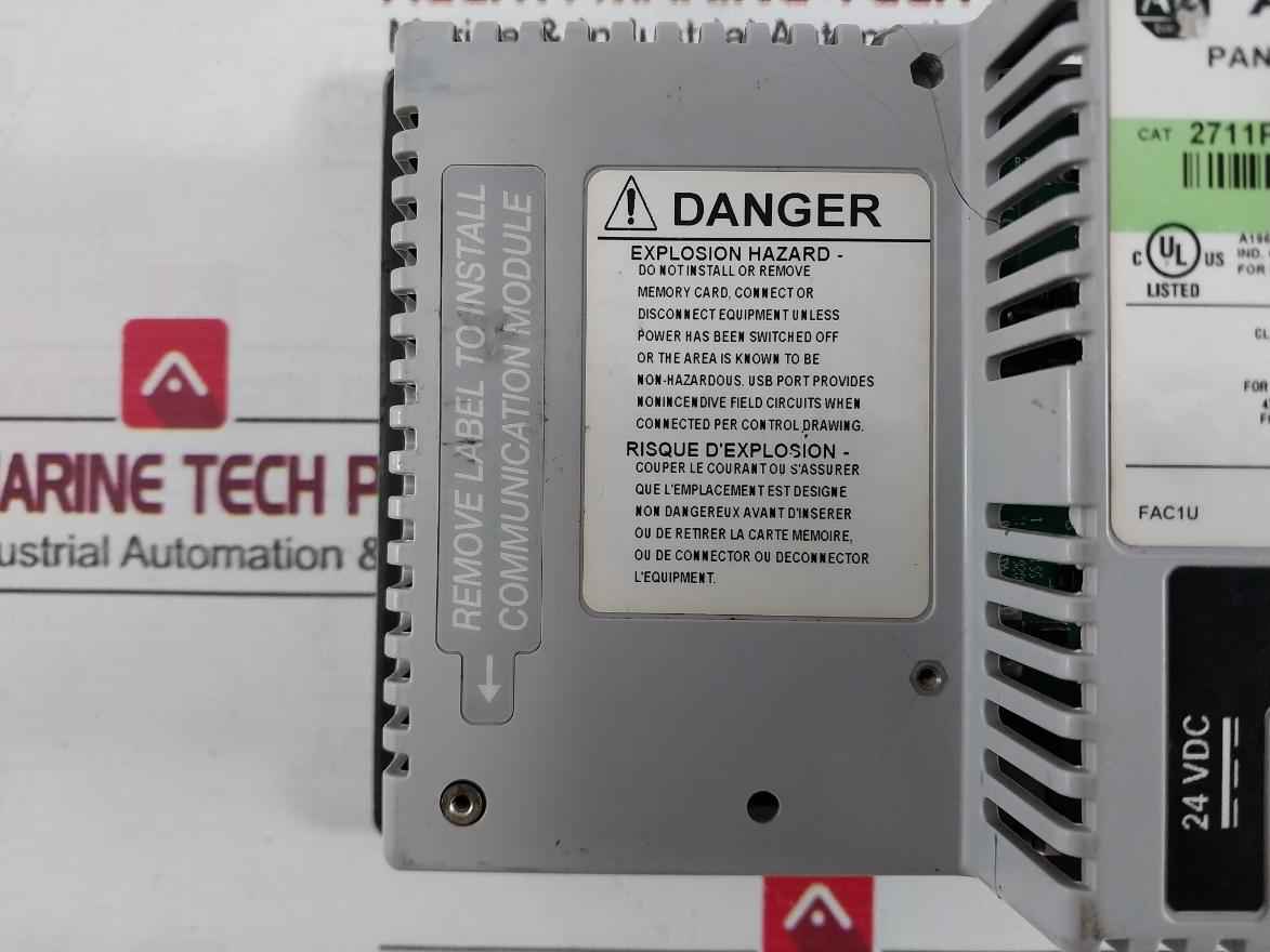 Allen-bradley 2711P-k4M20D Panelview Plus400 Interface Panel Ip65 (Not Working)