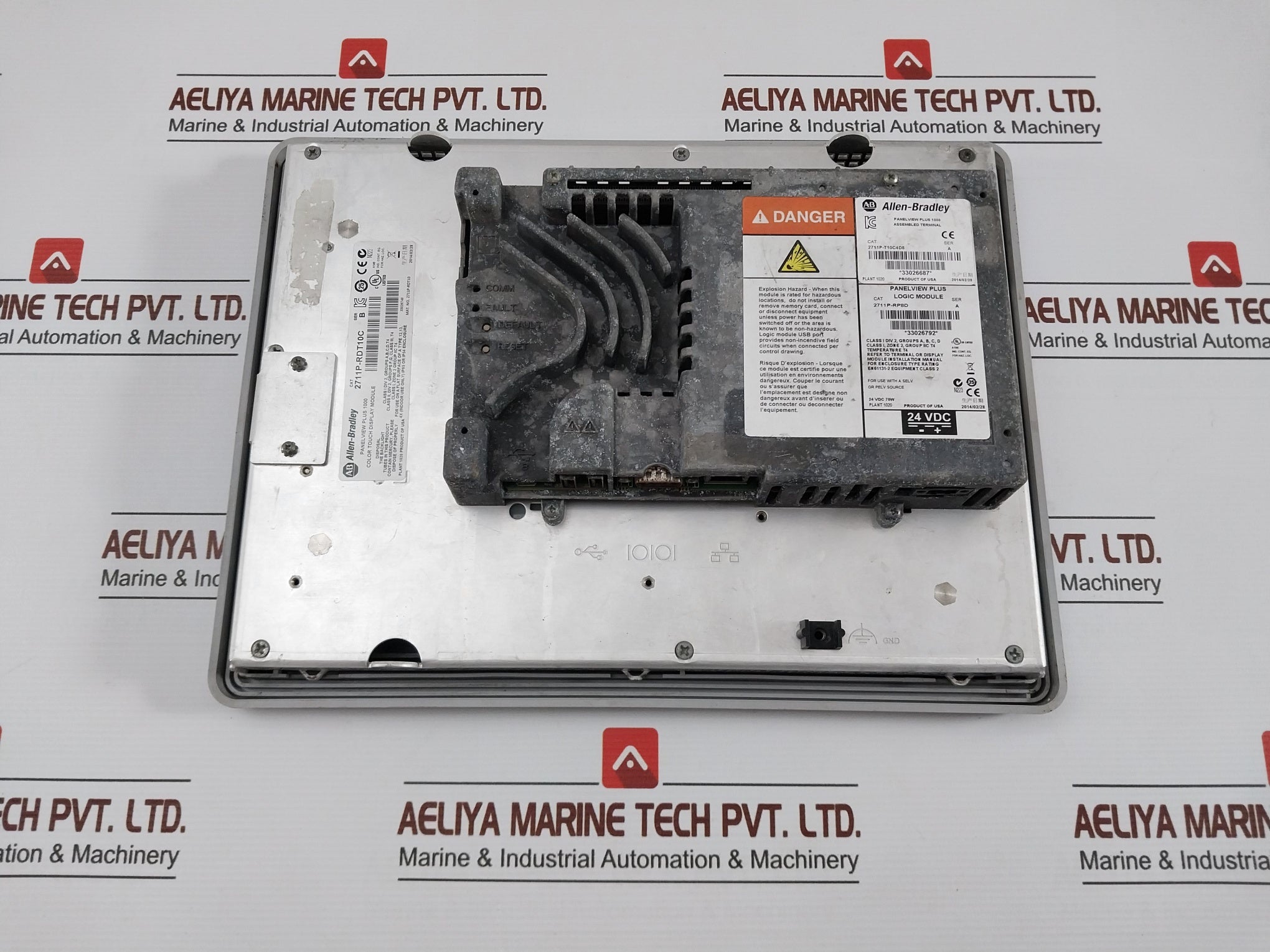 Allen-bradley 2711P-rdt10C Panel View Plus Display Module 24Vdc