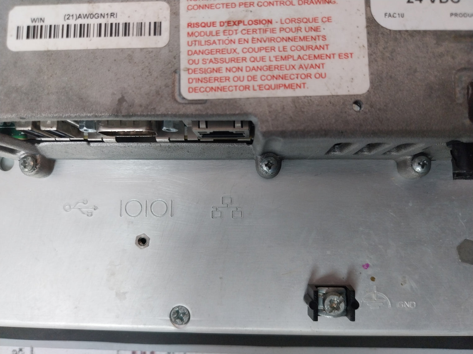 Allen-bradley 2711P-rdt10C Panel View Plus Display Module Ip65 (Not Working)