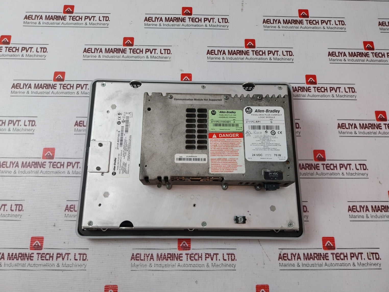 Allen-bradley 2711P-rdt10C Panel View Plus Display Module Ip65 (Not Working)