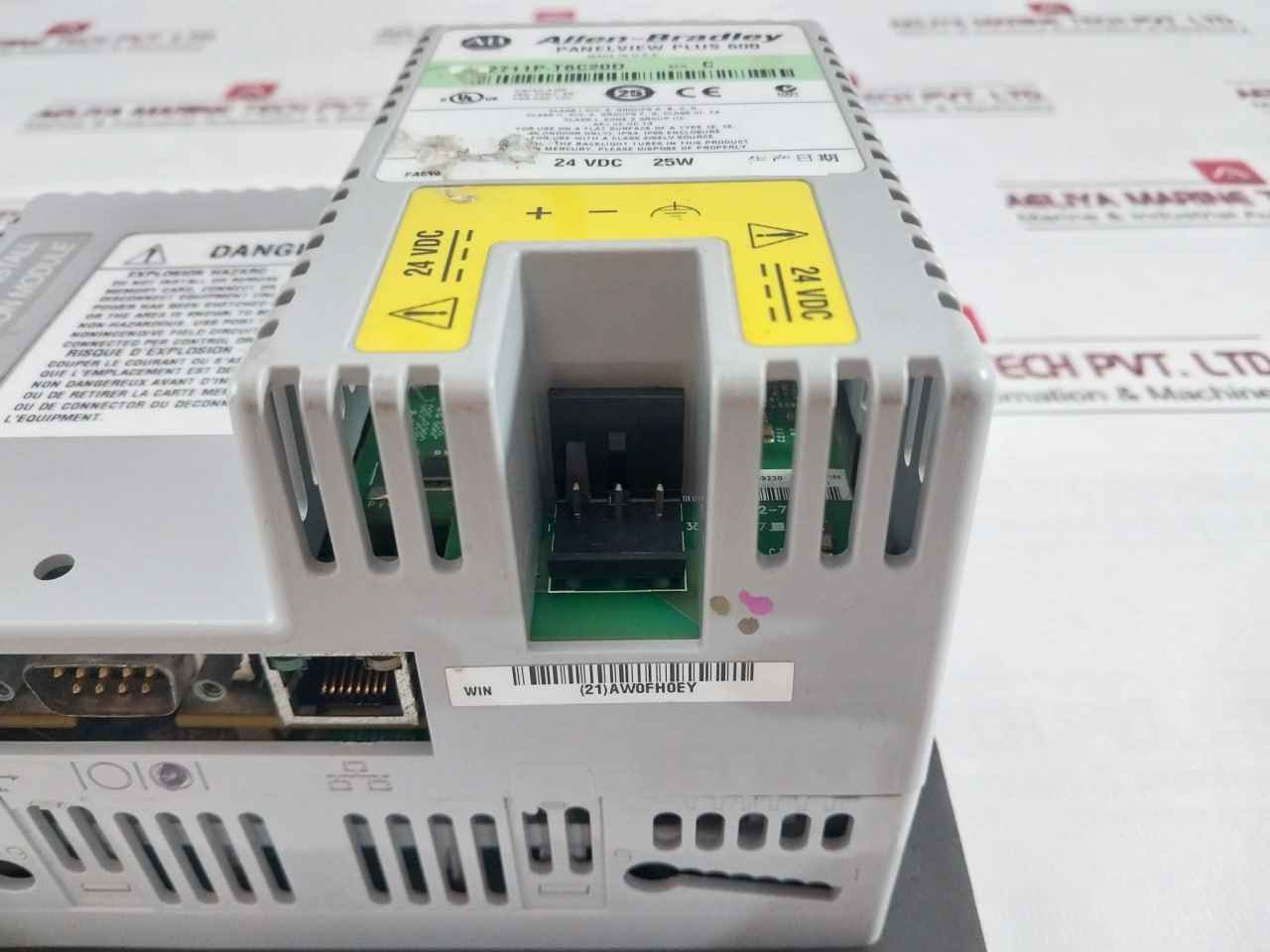 Allen-bradley 2711P-t6C20D Panelview Plus 600 Touch Display Module (Not Working)