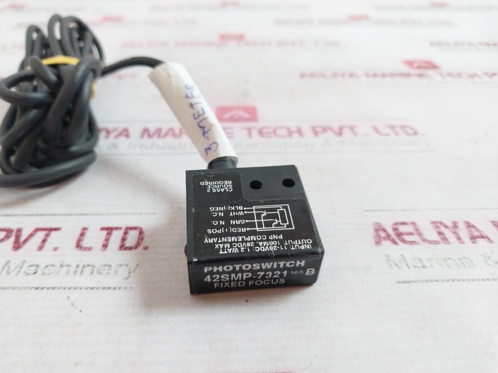 Allen-bradley 42Smp-7321 Ser B Photoswitch 3 Meter 11-28Vdc 1.2 W 100Ma 28Vdc