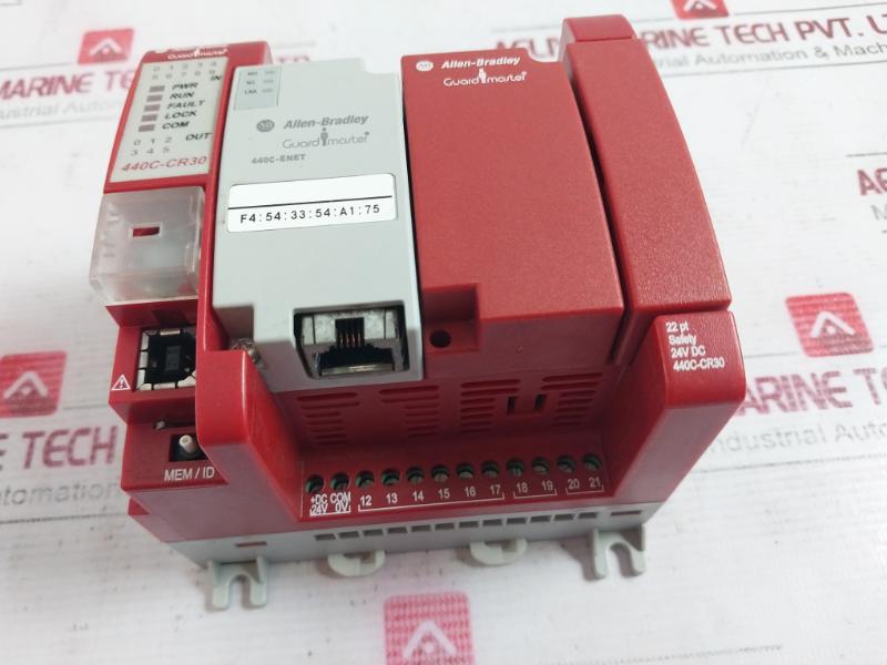 Allen-bradley 440C-cr30-22Bbb Guardmaster Safety Relay Series: A10.01 24Vdc 12W