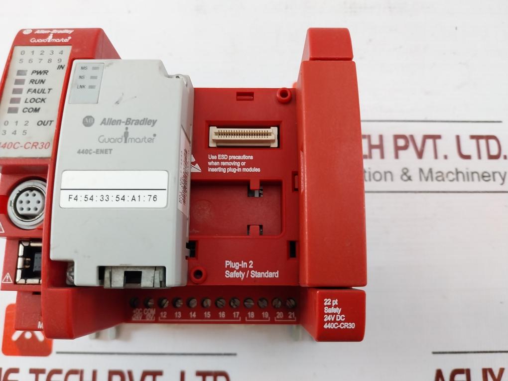 Allen-bradley 440C-cr30 Configurable Safety Relay Pn-217062 24V Dc