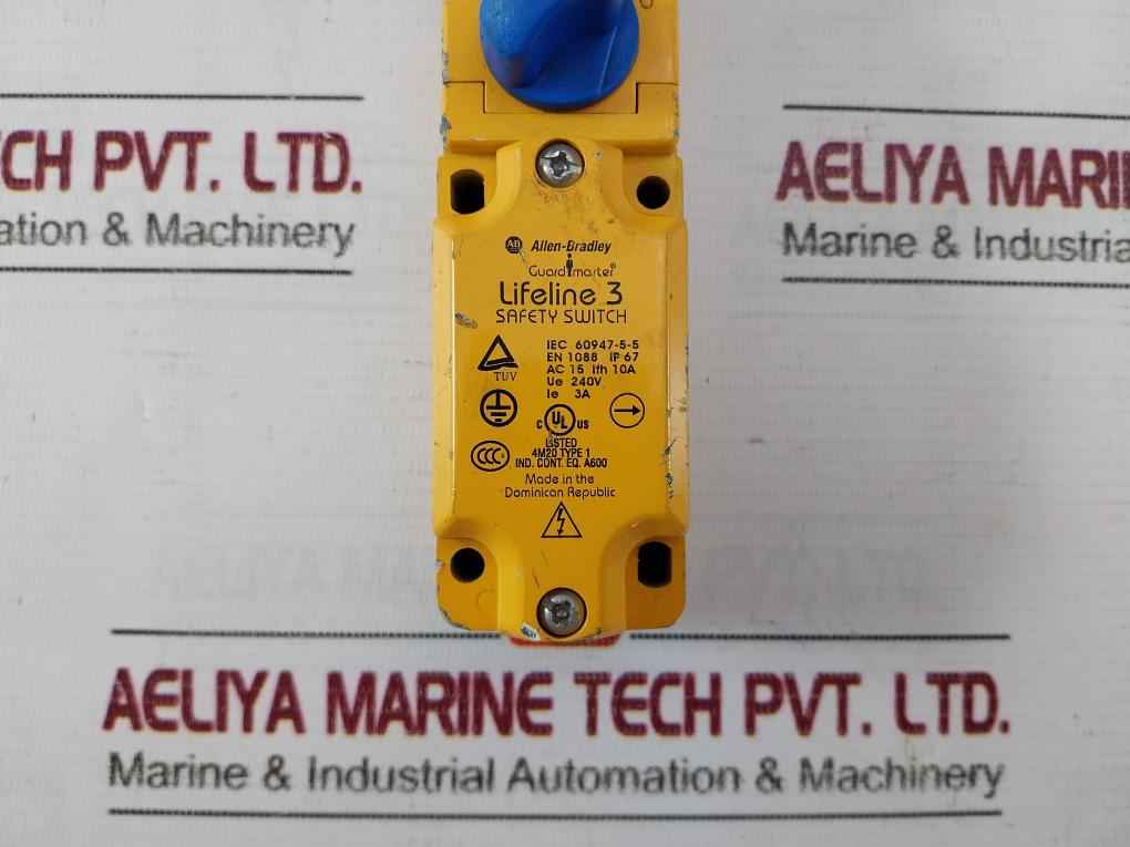 Allen-bradley 440E-d13118 C Lifeline 3 Safety Switch 240V 10A Ip67