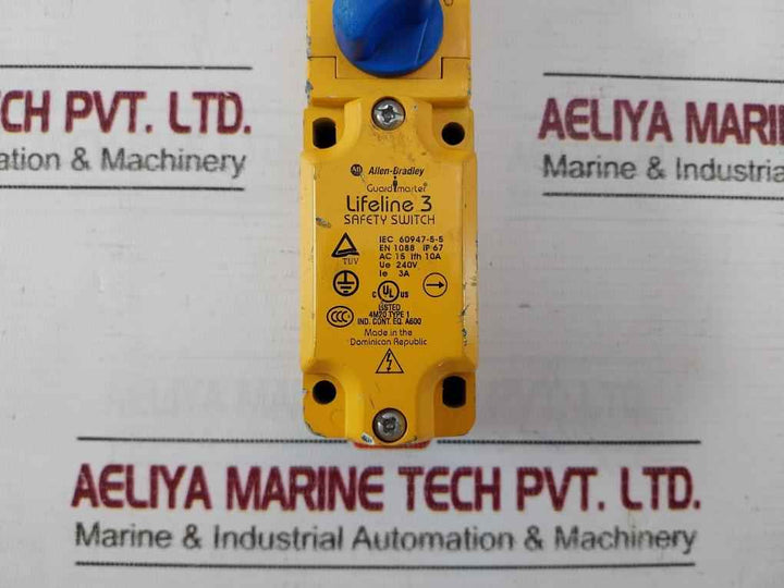 Allen-bradley 440E-d13118 C Lifeline 3 Safety Switch 240V 10A Ip67