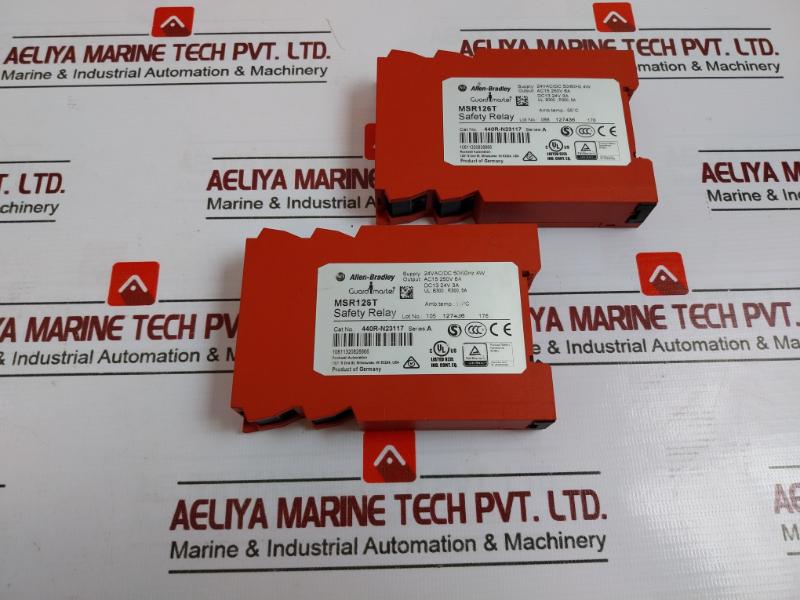 Allen-bradley 440r-n23117 Safety Relay 24vac/dc 6a Series A