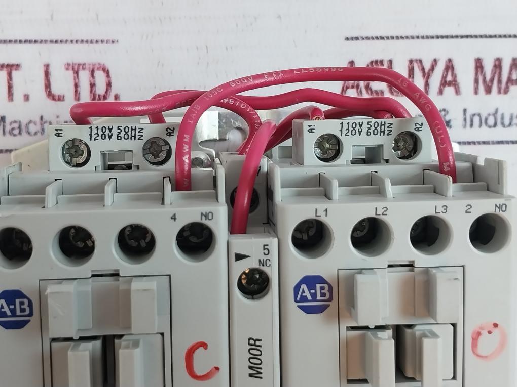 Allen-bradley 500-nx101* Overload Relay With Auxiliary Contactor Ser:D