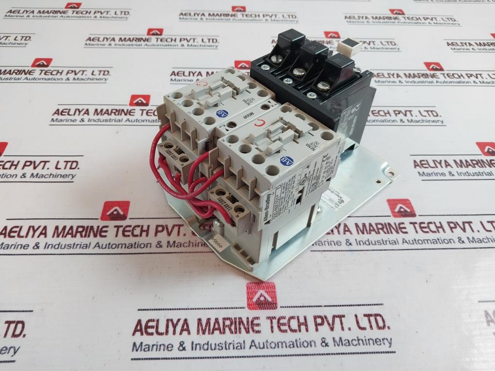 Allen-bradley 500-nx101* Overload Relay With Auxiliary Contactor Ser:D