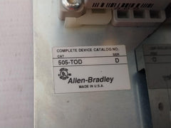 Allen-bradley 500-nx101* Overload Relay With Auxiliary Contactor Ser:D