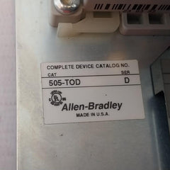Allen-bradley 500-nx101* Overload Relay With Auxiliary Contactor Ser:D