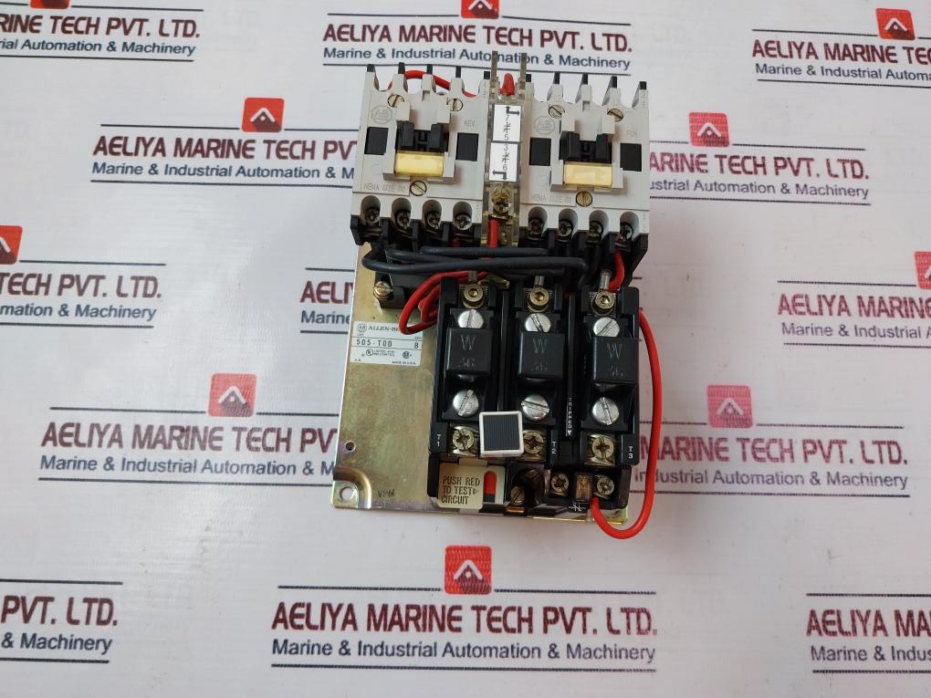 Allen-Bradley 505-TOD/500-T0D94/592-JOV16 Circuit Breaker with Contactor Ser:B