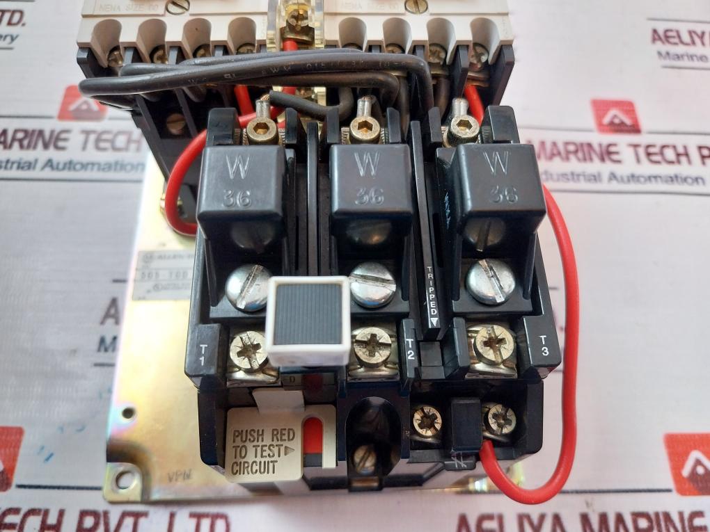 Allen-Bradley 505-TOD/500-T0D94/592-JOV16 Circuit Breaker with Contactor Ser:B