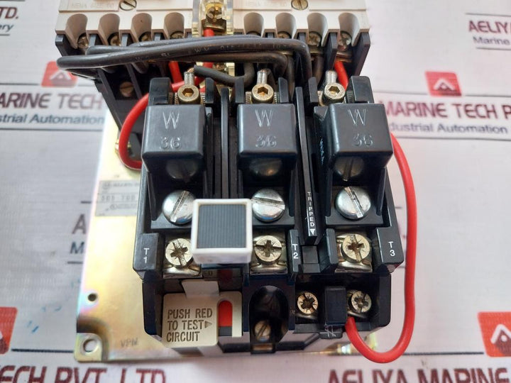 Allen-Bradley 505-TOD/500-T0D94/592-JOV16 Circuit Breaker with Contactor Ser:B