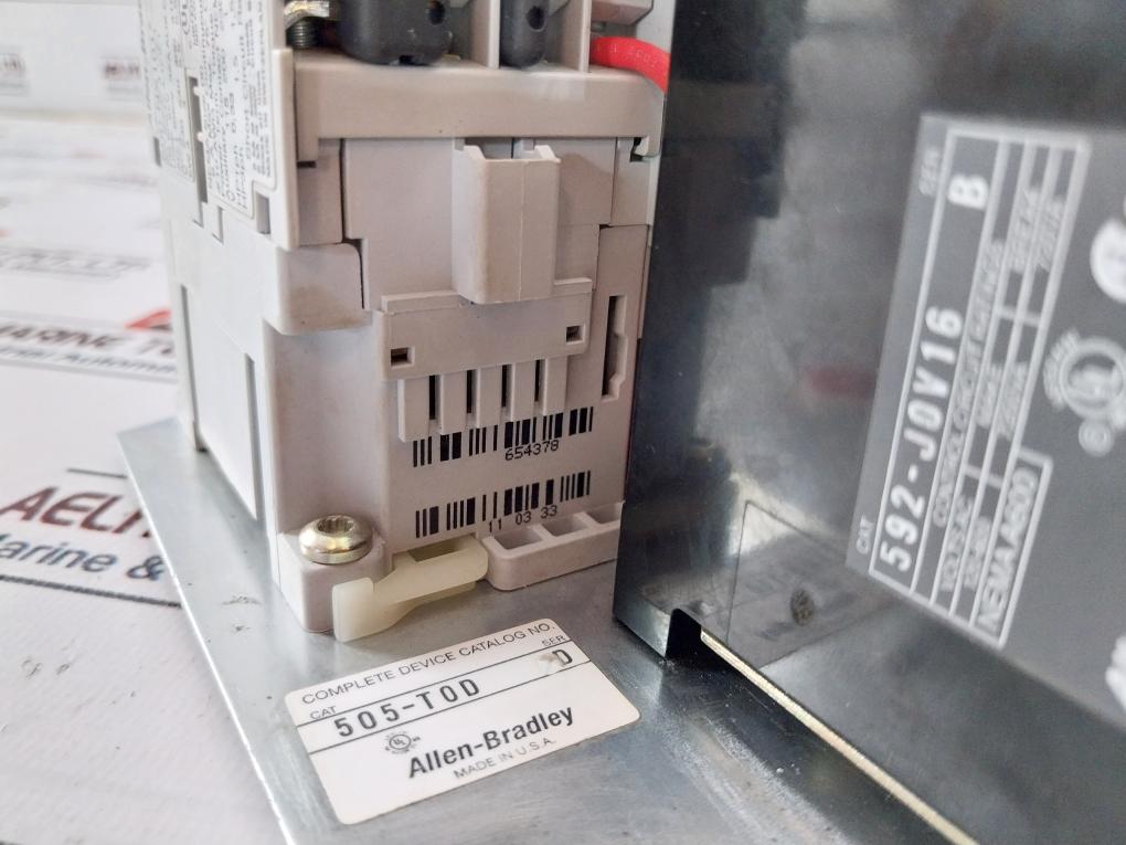 Allen-bradley 505-tod 500-nx101* Overload Relay With Auxiliary Contactor