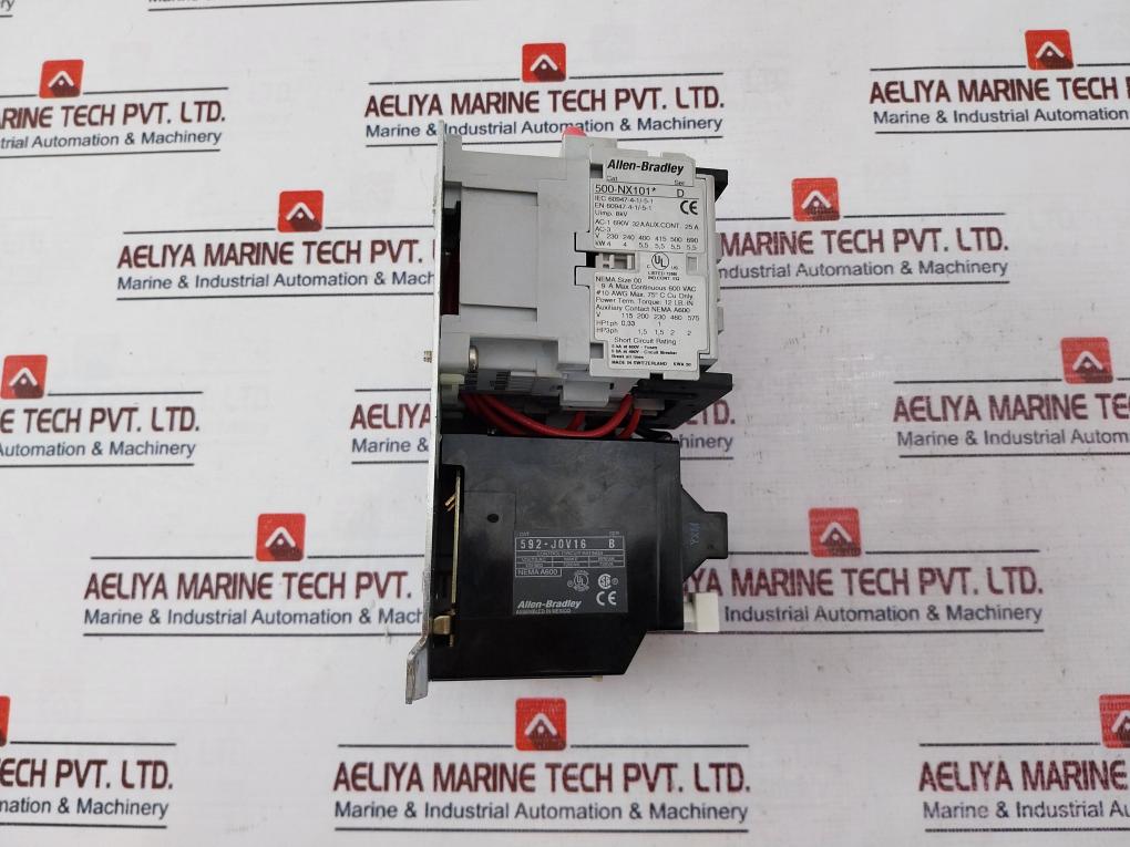 Allen-bradley 505-tod 500-nx101* Overload Relay With Auxiliary Contactor