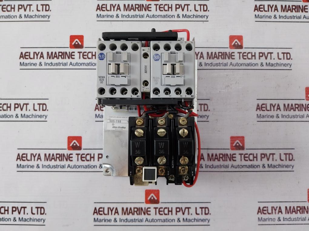 Allen-bradley 505-tod 500-nx101* Overload Relay With Auxiliary Contactor