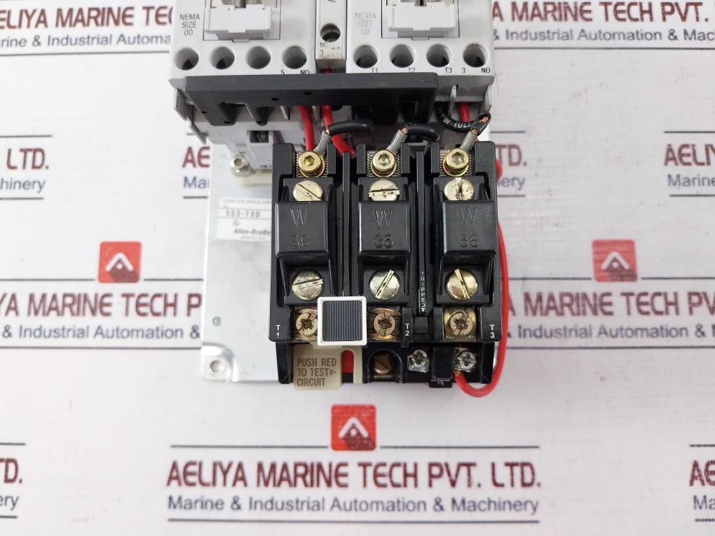 Allen-bradley 505-tod 500-nx101* Overload Relay With Auxiliary Contactor