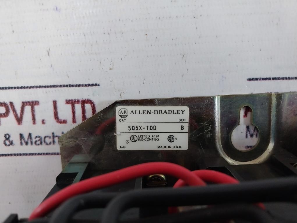 Allen-bradley 505X-tod Reversing Starter 120V 60Hz 110V 50Hz