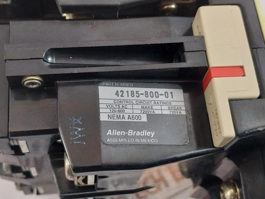 Allen-bradley 509-bod Contactor Motor Starter 42185-800-01