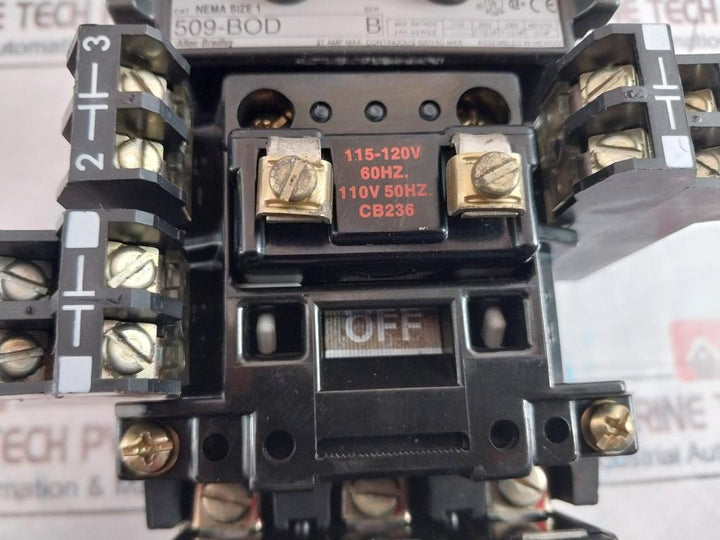 Allen-bradley 509-bod Contactor Motor Starter 42185-800-01